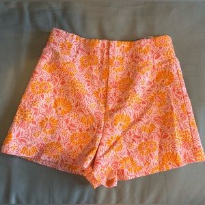 Zara Patterned Shorts XS